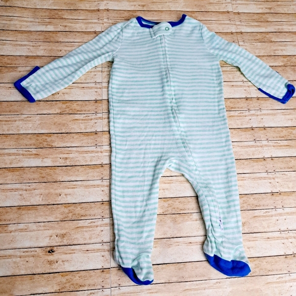 Cloud Island 2Pack Baby Girl's Long Sleeve Bodysuit Floral & Strip Patterns 3-6M - Picture 5 of 8